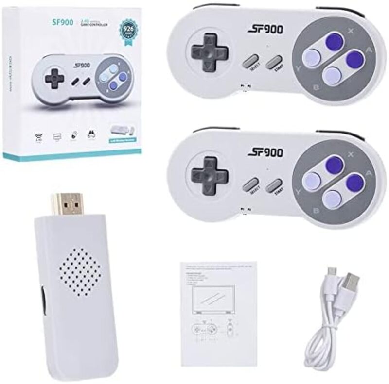 Leon s Retro Game Console with 4K Output  Handheld Video Games Emulator Console Wireless ControllerHDMI HD Output