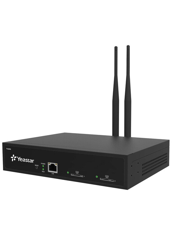 

Yeastar VoIP GSM Gateway with 2 Channels, TG200, Black