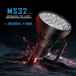 IMALENT MS32 200,000 Lumens Brightest Flashlight