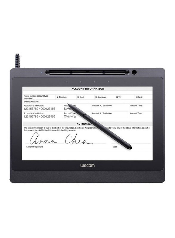 

Wacom Black 10.1-inch Full HD Resolution Interactive Pen Display Signature Graphics Tablet with Professional Software & Remote Support