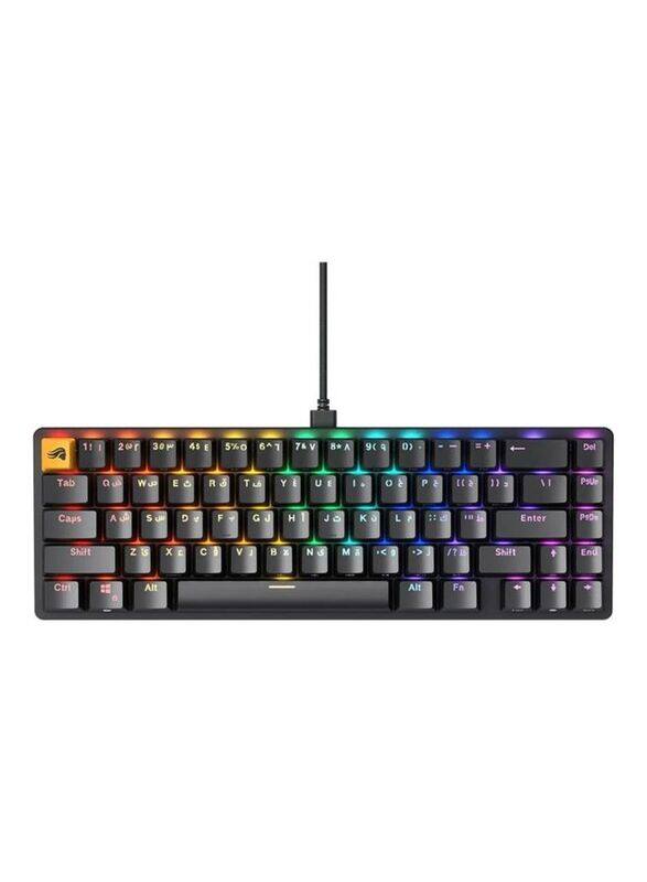 

Glorious Pre Built Ansi Arabic Keyboard, Black