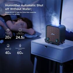 Allways Aqua 10 Essential Oil Diffuser Humidifiers with Bluetooth Speaker