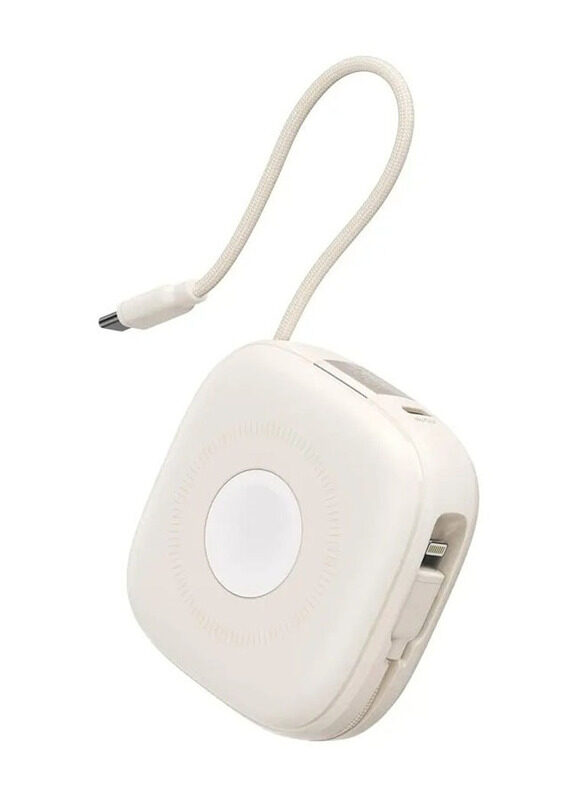 

Veger 10000mAh 3-in-1 Magsafe Wireless PD Fast Charging Powerbank, White