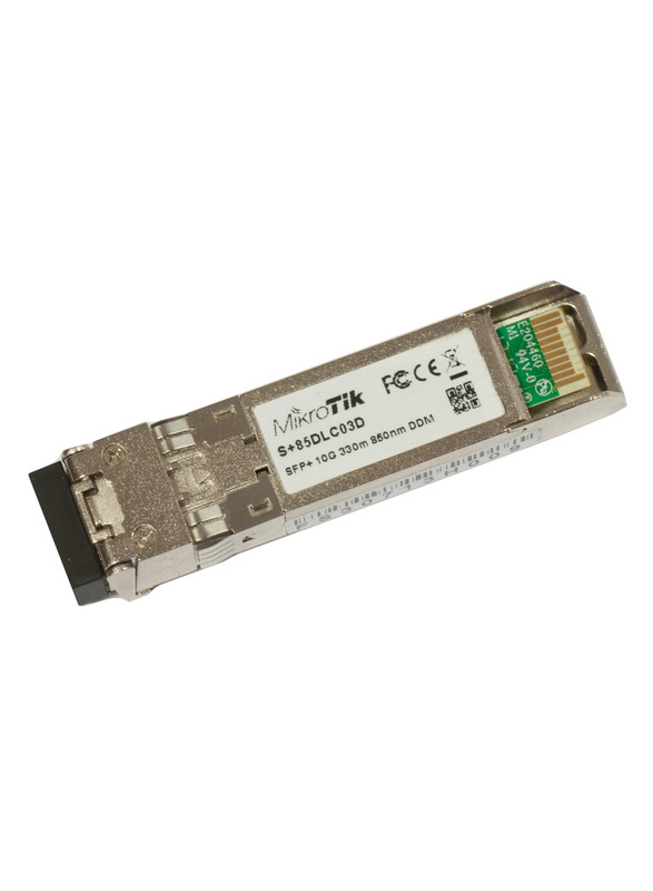 

Mikrotik SFP Module 10G Multi Mode 300m 850nm S+85DLC03D, Silver