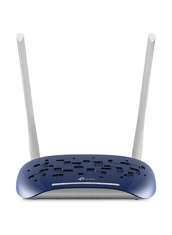 

TP-Link TD-W9960 300Mbps Wireless N VDSL/ADSL Modem Router, White/Navy