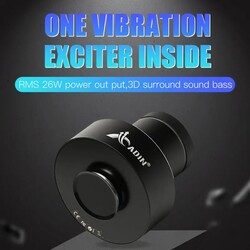 Adin 26W Vibrating Speaker Wireless Subwoofer Bluetooth Stereo Bass