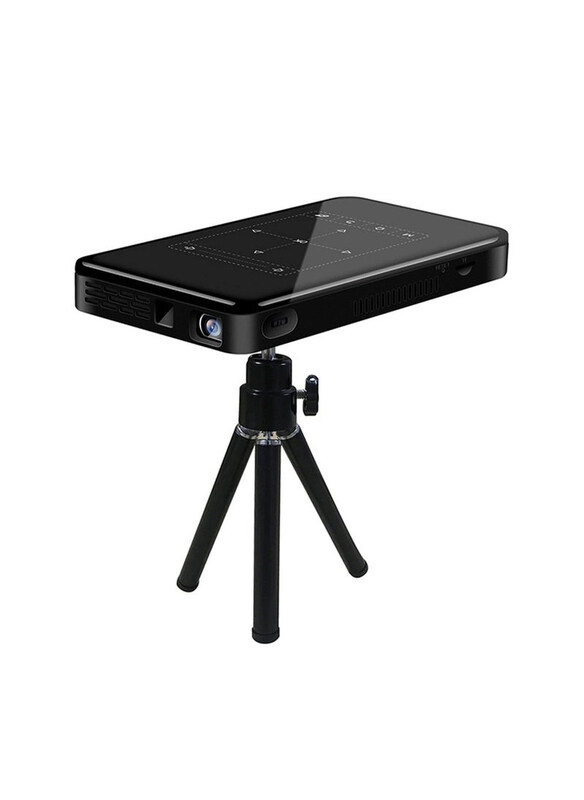 

Borrego Full HD LCD Mini Portable Projector with Hdmi USB Av Interfaces And Remote Control, Black