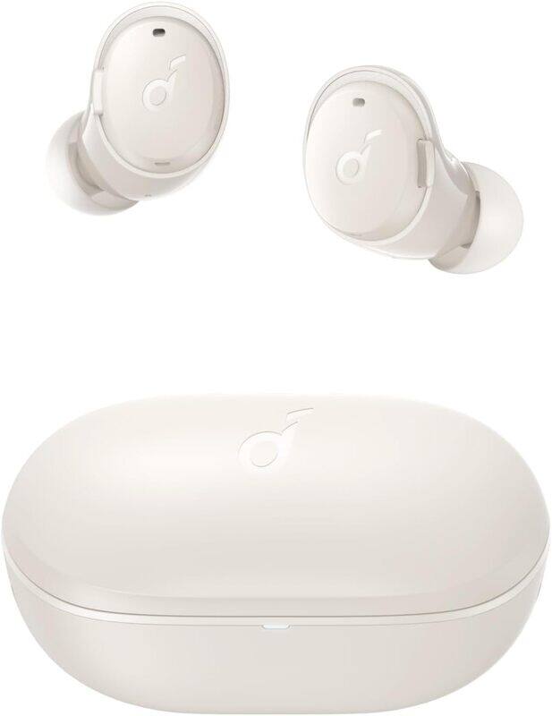 

soundcore Anker Life A3i Noise Cancelling Wireless Earbuds Deep BassHybrid ANC Bluetooth Earphones AI Enhanced Calls with 6 Mics WHITE
