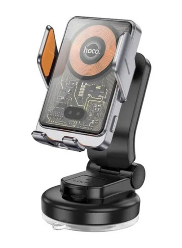 

Specton HW8 Transparent Discovery Edition Wireless Fast Charging Car Holder(Center Console), Black