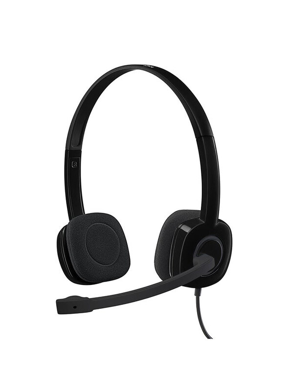 

Logitech H151 Wired On-Ear Headset with MIC, Black