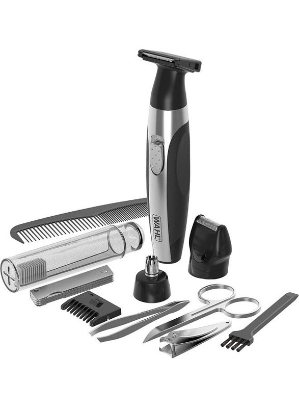 

Wahl Deluxe Travel Kit Beard Trimmer, Silver
