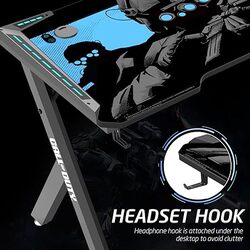 Call Of Duty COD Hawksbill Series RGB Flowing Light Gaming Desk COD-HAWKSBILL-03