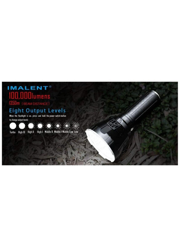 

Imalent MS18 Flashlight Led Rechargeable Bright Light, Black