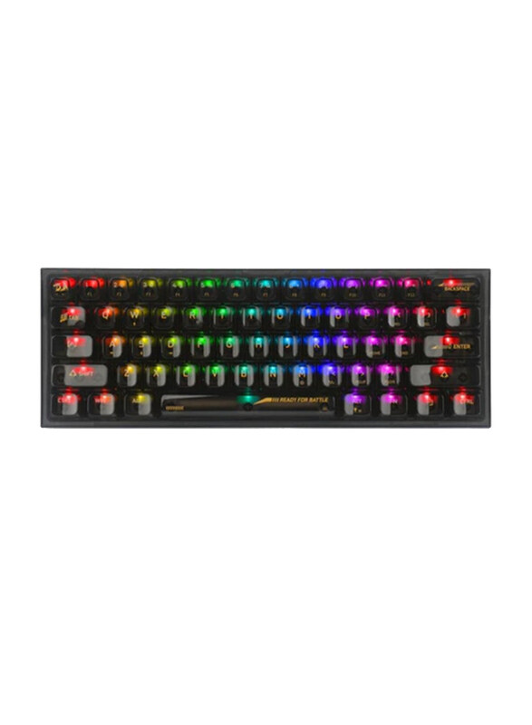 

Generic Redragon K617CTB Wired RGB Gaming Keyboard for PC, Black