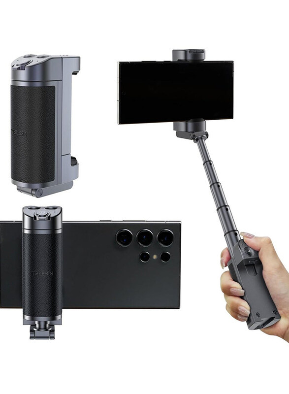 

Telesin Smartphone Grip Selfie Stick, Black