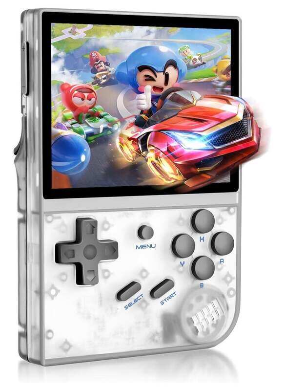 

Anbernic RG35XX Handheld Game Console Retro Games Consoles with 3.5 Inch IPS Screen 64G TF Card 5474 Classic Games 2100mAh Battery Support Linux and G