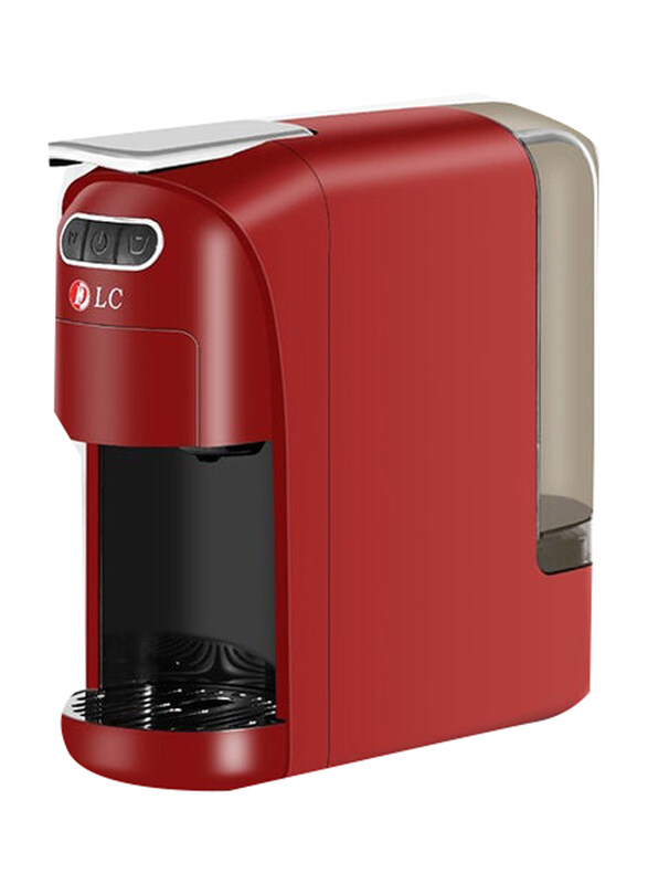 

DLC 600ml 3-In-1 Capsule Coffee Machine, 1450W, DLC-CM7316, Black/Red/Clear