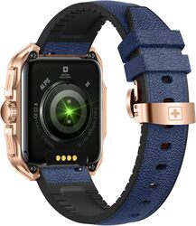 Swiss Military Alps 2 Smartwatch with Call Features, Music Playback Gold Blue