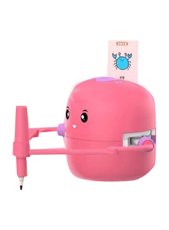 

Generic Automatic Painting Learning Machine Drawing Robots Technology Baby Toys, Pink