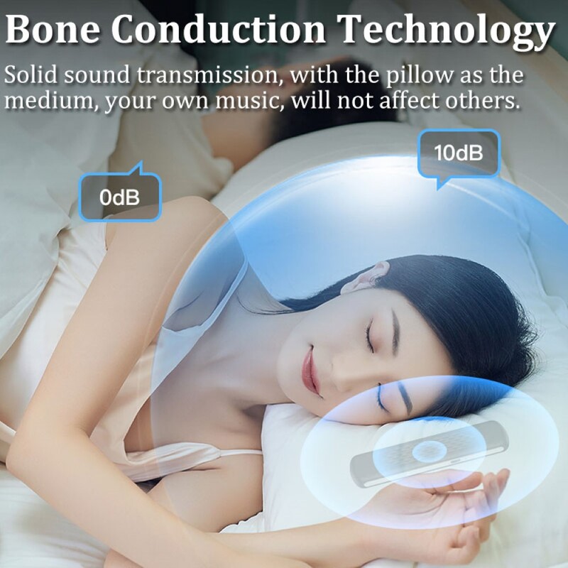 Bone Conduction Bluetooth Sleep Speaker