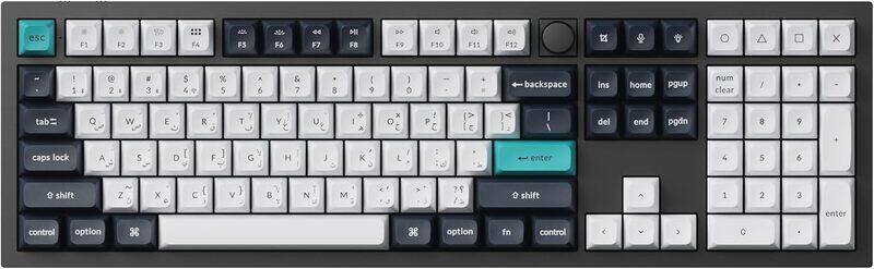 

Keychron Q6 Max Swappable RGB Backlight Red Switch Knob Version Keyboard- Black