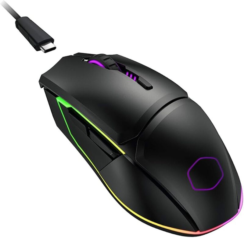 MM 711 WWOL1Cooler Master MM831 Gaming Mouse with 32000 DPI Adjustable Wireless