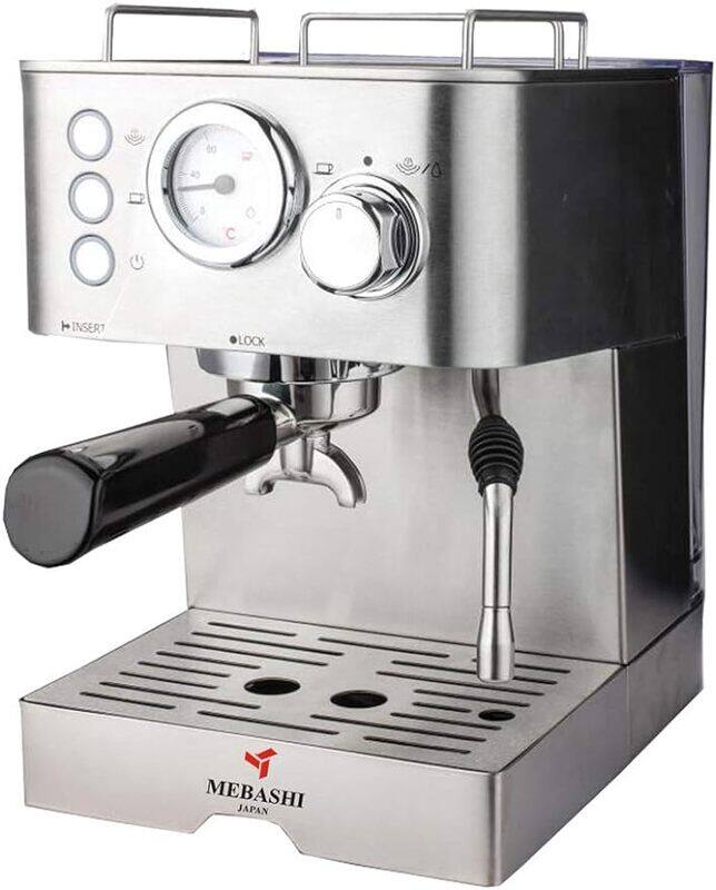 

Espresso Coffee Machine Stainless Steel Mebashi ME ECM2014