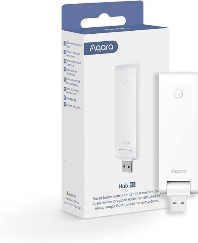 Aqara Smart Hub E1 24 جيجا هرتز WiFi مطلوب مدعوم من USB-A صغير الحجم Zigbee 30S