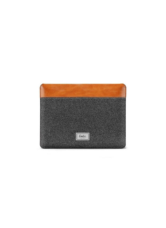 

Tomtoc Vintage Laptop Sleeve Hand Bag, H16-E01Y, Grey/Brown