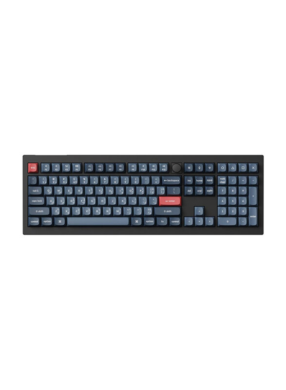 

Generic Keychron V6 Max Swappable RGB Backlight Red Switch Keyboard for PC, Black