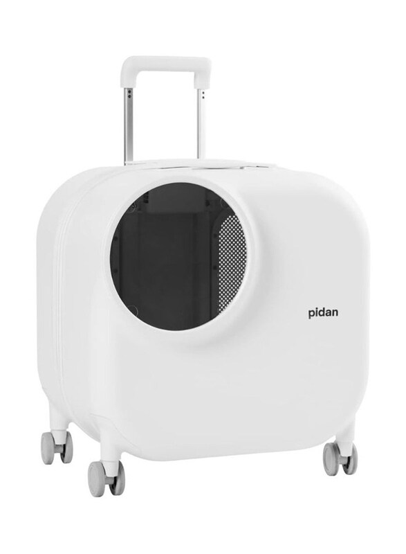 

Generic Pidan Pet Carrier Trolley Case with Led light & Ventilation System, White