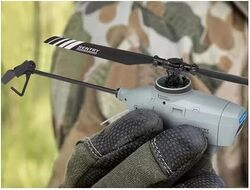 Hoodiess C127 Sentry RC Helicopter with 4 Batteries 1080P 90 Degrees Rotable HD Camera 4 Channel RC Heli Grey