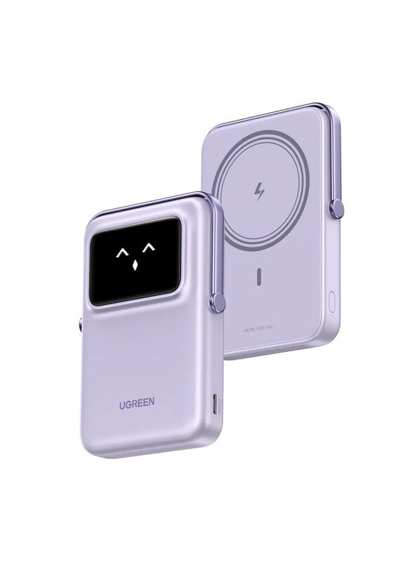

Ugreen 10000mAh Robotic Magnetic Powerbank, Purple