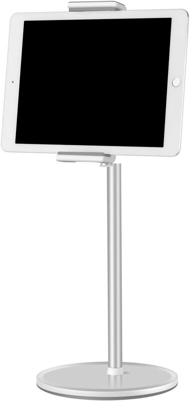 UPERGO AP4H AngleHeight Adjustable Aluminum Alloy Desktop Tablet  Phone Holder Bracket Stand  Silver
