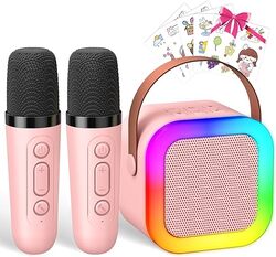 DATAFY 2 Pack Karaoke Machine Pink