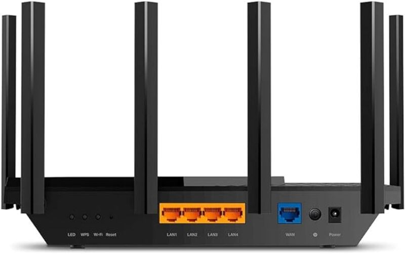 TPLink Archer AX72 wireless router Gigabit Ethernet Dualband 24 GHz 5 GHzBlack