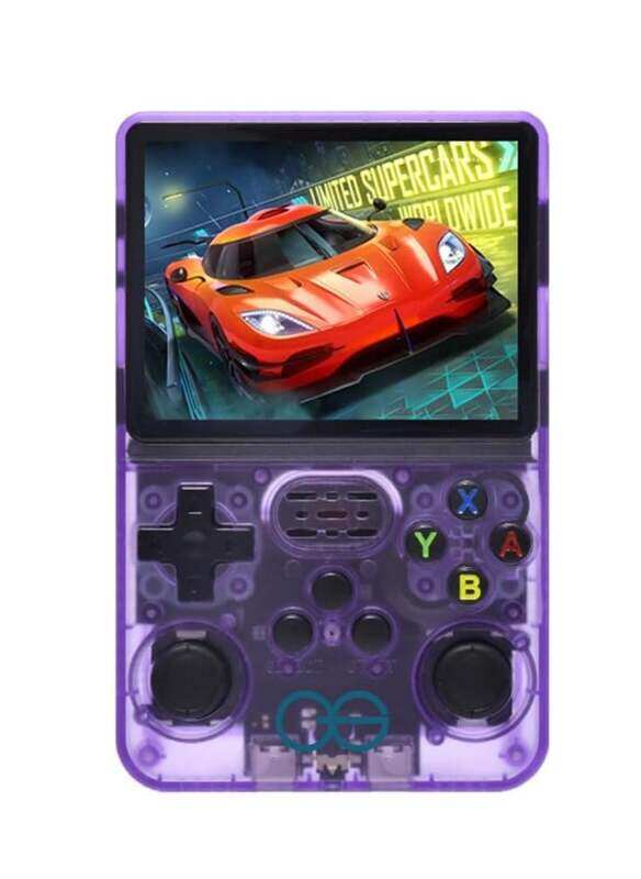 

Anbernic R36S Retro Handheld Game Console with 3.5 Inch IPS HD Display, Linux System, 1000 Inbuilt Games, 64GB Game Card - Compact Pocket Video Game,