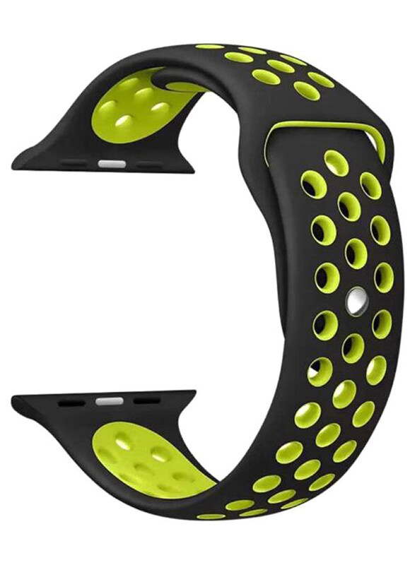 

Porodo Wrist Band For Apple Watch Nike +, Black/Green