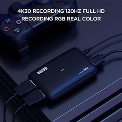 Ezcap321 USB31 لعبة بطاقة التقاط الصوت والفيديو 4K30 لعبة رابط الخام 4K HDMI التقاط الفيديو بث مباشر سجل 4K 30 إطارًا في الثانية أو 1080p120 1440p60 HDMI بطاقة التقاط الصوت والفيديو