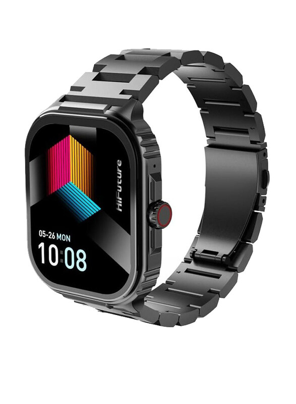 

Hifuture Ultra3 Pro 2.04-Inch Smartwatch with Amoled Display and Smart Calling, Black