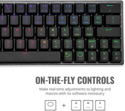 Cooler Master SK622 Wireless 60% Mechanical Keyboard with Low Profile Blue Switches WiredSK 622 GKTL1 US