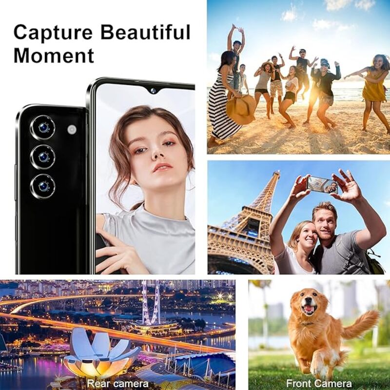 KXD A09 Smartphone 2024  6 56 Inch Screen Cell Phone 4000 mAh Battery 6 Ram 128GB Android 12 Unlocked Mobile phone