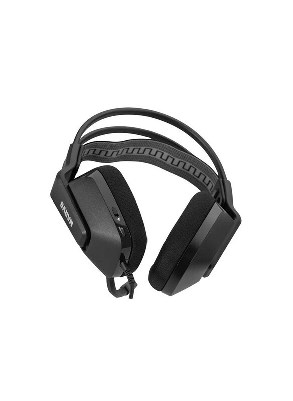 

Generic Marvo H8619 Bk Usb Wired Rgb Gaming Headset With Detachable Microphone, Black