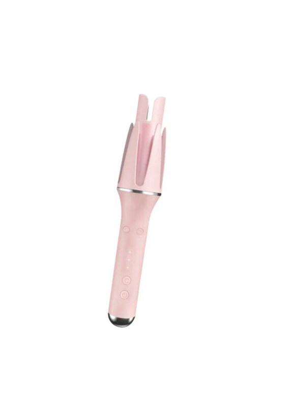 

Bomidi Hc01 Automatic Curling Iron With 3 Speed Intelligent Adjustable Temperature Settings Lcd Display 360 Swivel Cord and Prevent Scalding, Pink
