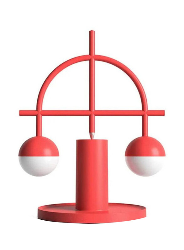 

Generic A Fusion of Modern Artistry & Mystical Illusion Balance Lamp, Red