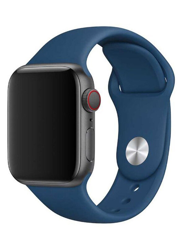

Porodo Silicone Wrist Band For Apple Watch 42-44Mm, Dark Blue