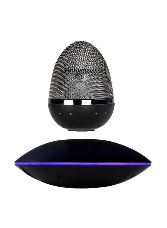 

Generic Wireless Music Player 3D Stereo Pairing Levitating Speaker, Black