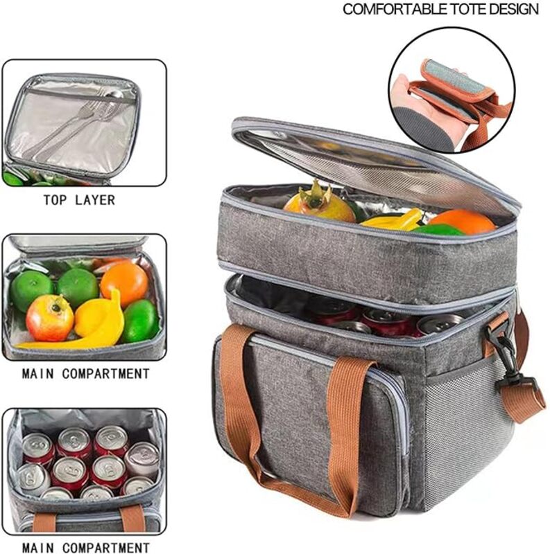 Self Heating Rechargeable Lunch Box with 5-Gear Heating Function