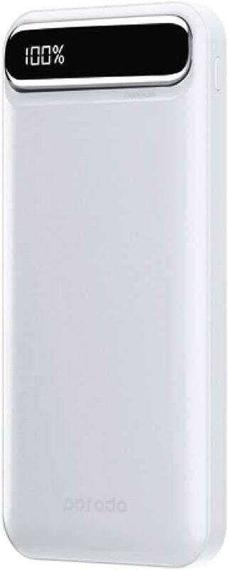 

Porodo 10000mAh Power Bank Charge Two Devices Simultaneously