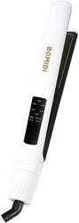 BOMIDI HS2 Hair Straightener With Bottom Rotation Gear Adjustment Smart Thermostat MCH Tech 15 Second Rapid Heating and Smart Display  White